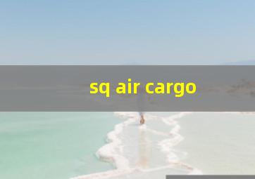 sq air cargo